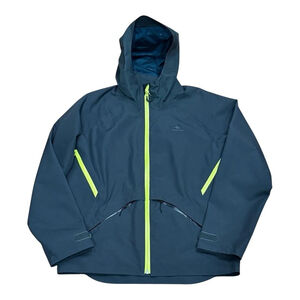 Quechua Jacket Youth 12-13 Years Blue Waterproof MH550 Hooded Outdoor Hiking